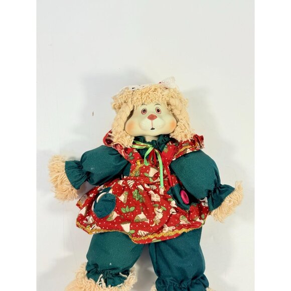 Hip and Hop Bunny Rabbit Stuffed Christmas House of Lloyd Hip & Hop Bunny Holida - Picture 8 of 16